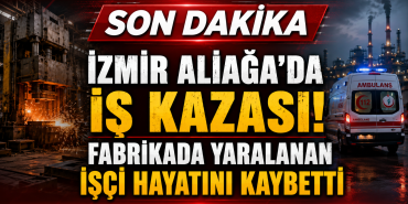 İzmir Aliağa’da Kahreden İş Kazası: Genç İşçi Demir Parçasının Hedefi Oldu