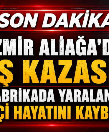 İzmir Aliağa’da Kahreden İş Kazası: Genç İşçi Demir Parçasının Hedefi Oldu
