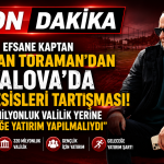 Kaptan Hakan Toraman Spor Tesisleri Tartışmasına Son Noktayı Koydu