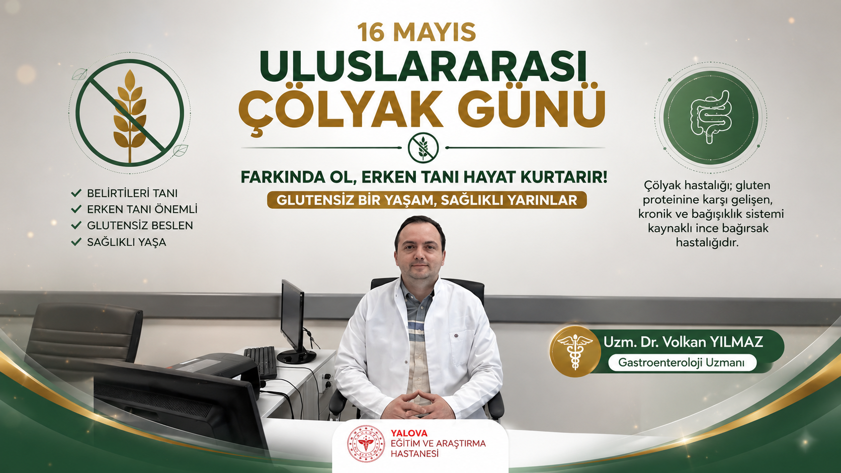 16 Mayıs Uluslararası Çölyak Günü: Uzmanlardan Sessiz Hastalık Uyarısı