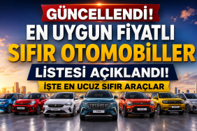 2026 En Uygun Fiyatlı Sıfır Otomobiller Açıklandı