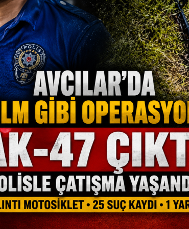 Avcılar Çalıntı Motosikletten AK-47 Çıktı