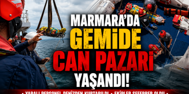 Marmara’da Yük Gemisinde Facianın Eşiğinden Dönüldü