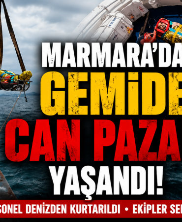 Marmara’da Yük Gemisinde Facianın Eşiğinden Dönüldü