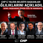 CHP’li Başkanlarından Özgür Özel’e Güçlü Destek