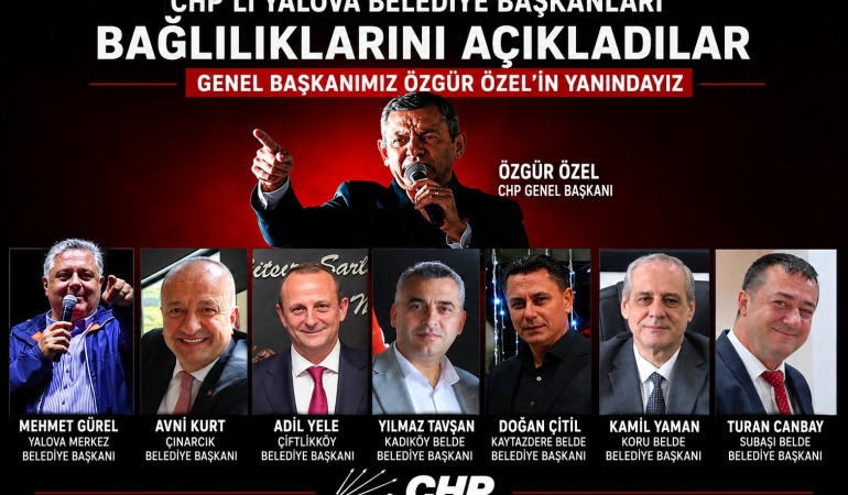 CHP’li Başkanlarından Özgür Özel’e Güçlü Destek