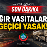 İstanbul Yönünde Ağır Vasıta Geçişine Geçici Yasak