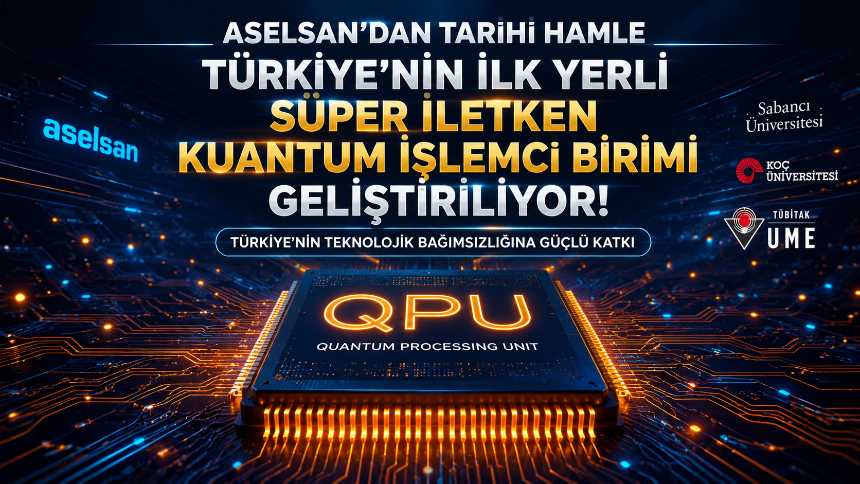 ASELSAN'dan Tarihi Hamle: Yerli Süper İletken Kuantum Çip