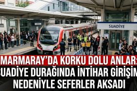 Marmaray Suadiye Durağı'nda İntihar Girişimi