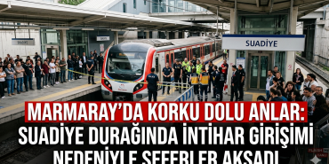 Marmaray Suadiye Durağı'nda İntihar Girişimi