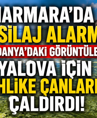 Bursa Kıyılarında Ortaya Çıkan Görüntüler Endişe Yarattı