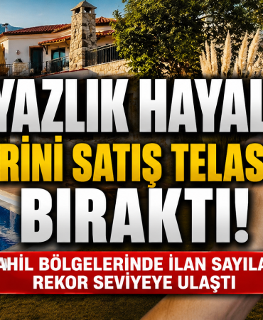 Yazlık Konutlar Artık Yatırım Değil, Masraf Kalemi Olarak Görülüyor