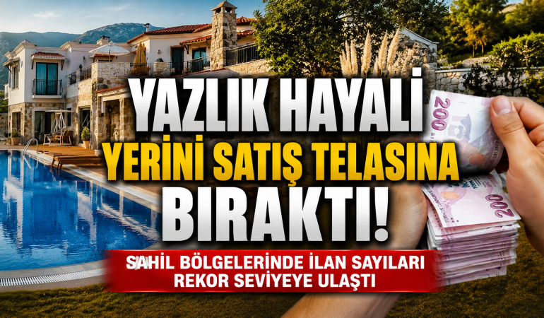 Yazlık Konutlar Artık Yatırım Değil, Masraf Kalemi Olarak Görülüyor