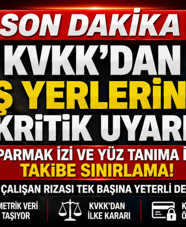 KVKK : Çalışan Rızası Tek Başına Yeterli Sayılmayacak