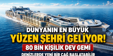 FREEDOM SHİP DÜNYANIN EN BÜYÜK YÜZEN ŞEHRİ GELİYOR: 80 BİN KİŞİLİK DEV GEMİ DENİZLERDE YENİ BİR ÇAĞ BAŞLATABİLİR