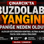 BUZDOLABI YANGINI PANİĞE NEDEN OLDU