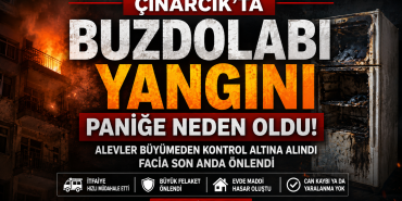 BUZDOLABI YANGINI PANİĞE NEDEN OLDU