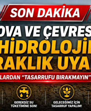 Yalova ve Çevresinde Hidrolojik Kuraklık Uyarısı