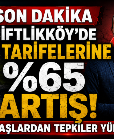 ÇİFTLİKKÖY'DE SU TARİFELERİNE YÜZDE 65 ARTIŞ: VATANDAŞLARDAN TEPKİLER YÜKSELİYOR