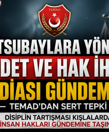 Astsubaylara Yönelik Şiddet İddiaları Gündemde: TEMAD’dan Hukuk ve İnsan Hakları Vurgusu