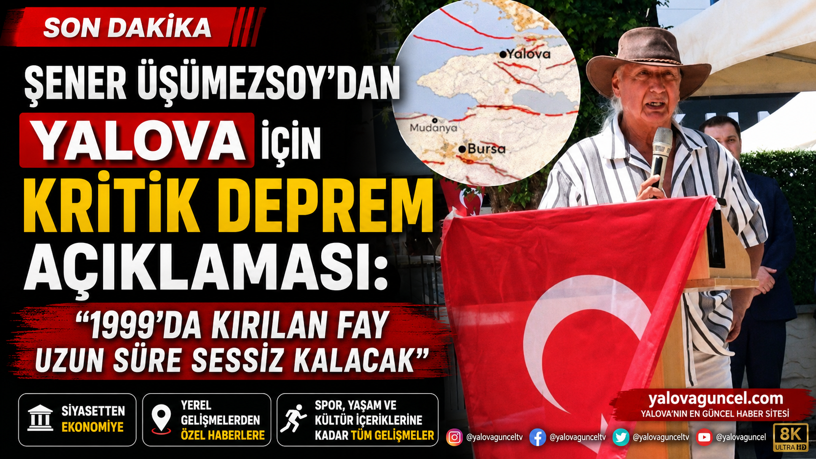 ÜŞÜMEZSOY'DAN YALOVA İÇİN KRİTİK DEPREM AÇIKLAMASI