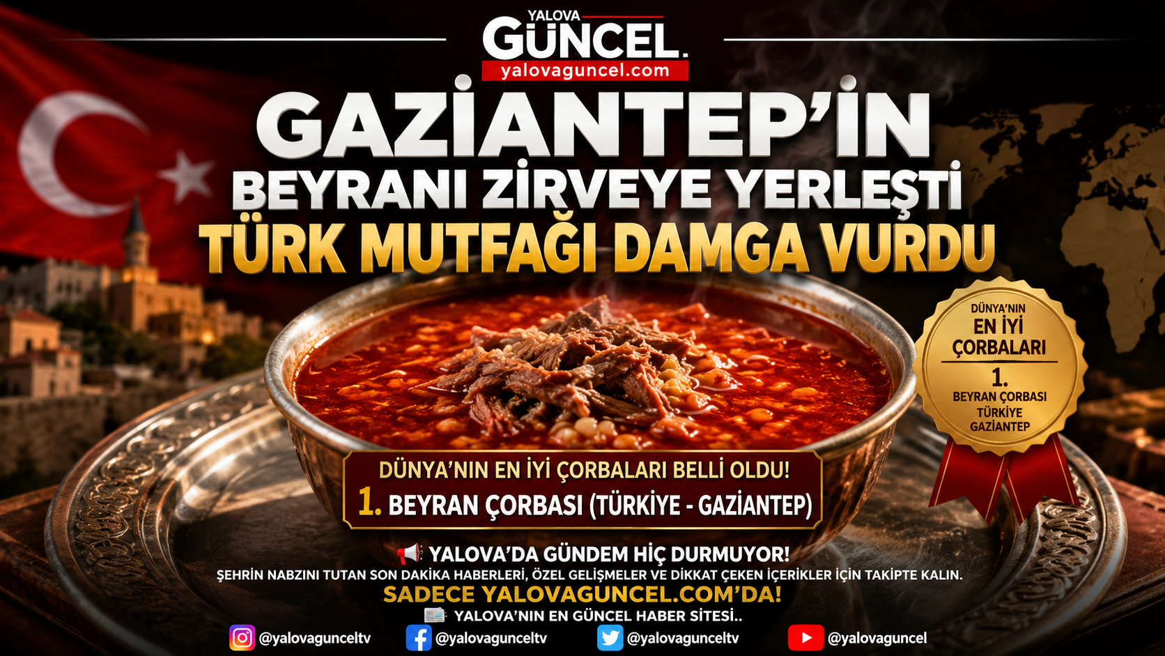 TÜRK MUTFAĞI KÜRESEL SAHNEDE GÜÇLENİYOR