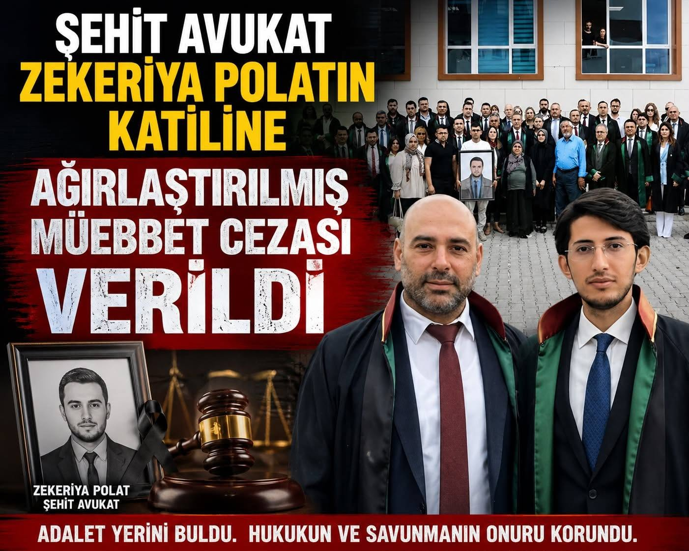 Şehit Avukat Zekeriya Polat Davasında Karar Çıktı