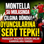 Montella'dan Paraguay Maçında Öfke Patlaması