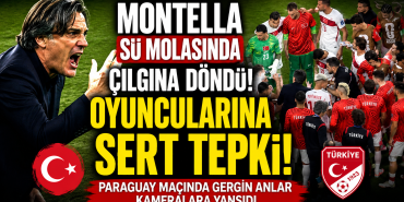 Montella'dan Paraguay Maçında Öfke Patlaması