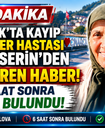 Çınarcık’ta Kayıp Alzheimer Hastası 6 Saat Sonra Bulundu