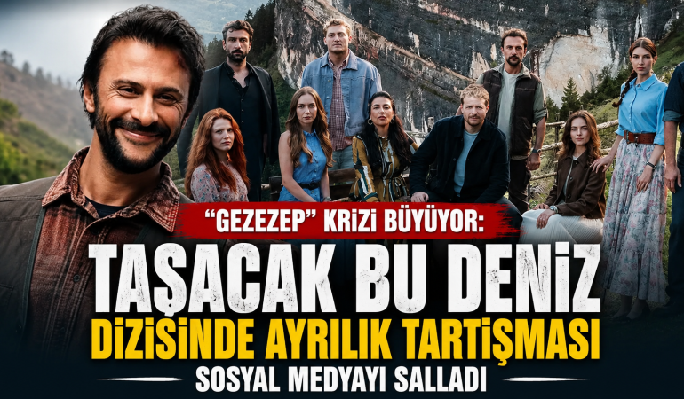 TRT'nin “Taşacak Bu Deniz” Dizisinde Gezep Krizi