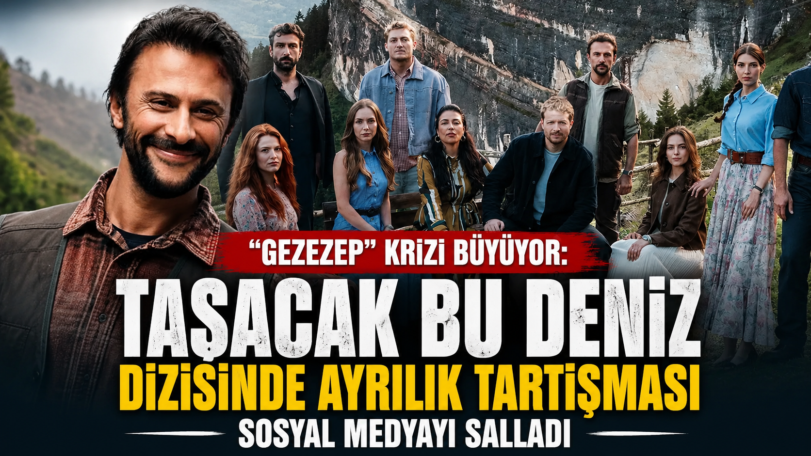 TRT'nin “Taşacak Bu Deniz” Dizisinde Gezep Krizi