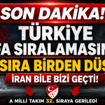 Türkiye FIFA Sıralamasında Büyük Düşüş Yaşadı!