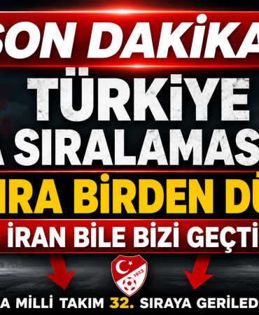 Türkiye FIFA Sıralamasında Büyük Düşüş Yaşadı!