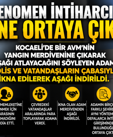 Kadrolu İntiharcı Bu Kez Kocaeli'de Ortaya Çıktı