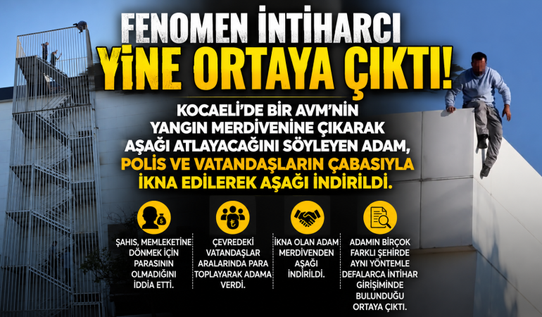 Kadrolu İntiharcı Bu Kez Kocaeli'de Ortaya Çıktı