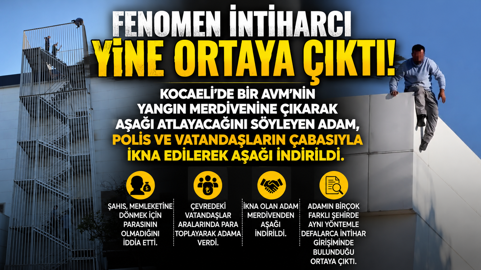 Kadrolu İntiharcı Bu Kez Kocaeli'de Ortaya Çıktı