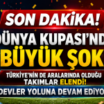 Dünya Kupası 2026’da Büyük Şok! Hepsi Bir Bir Elendi