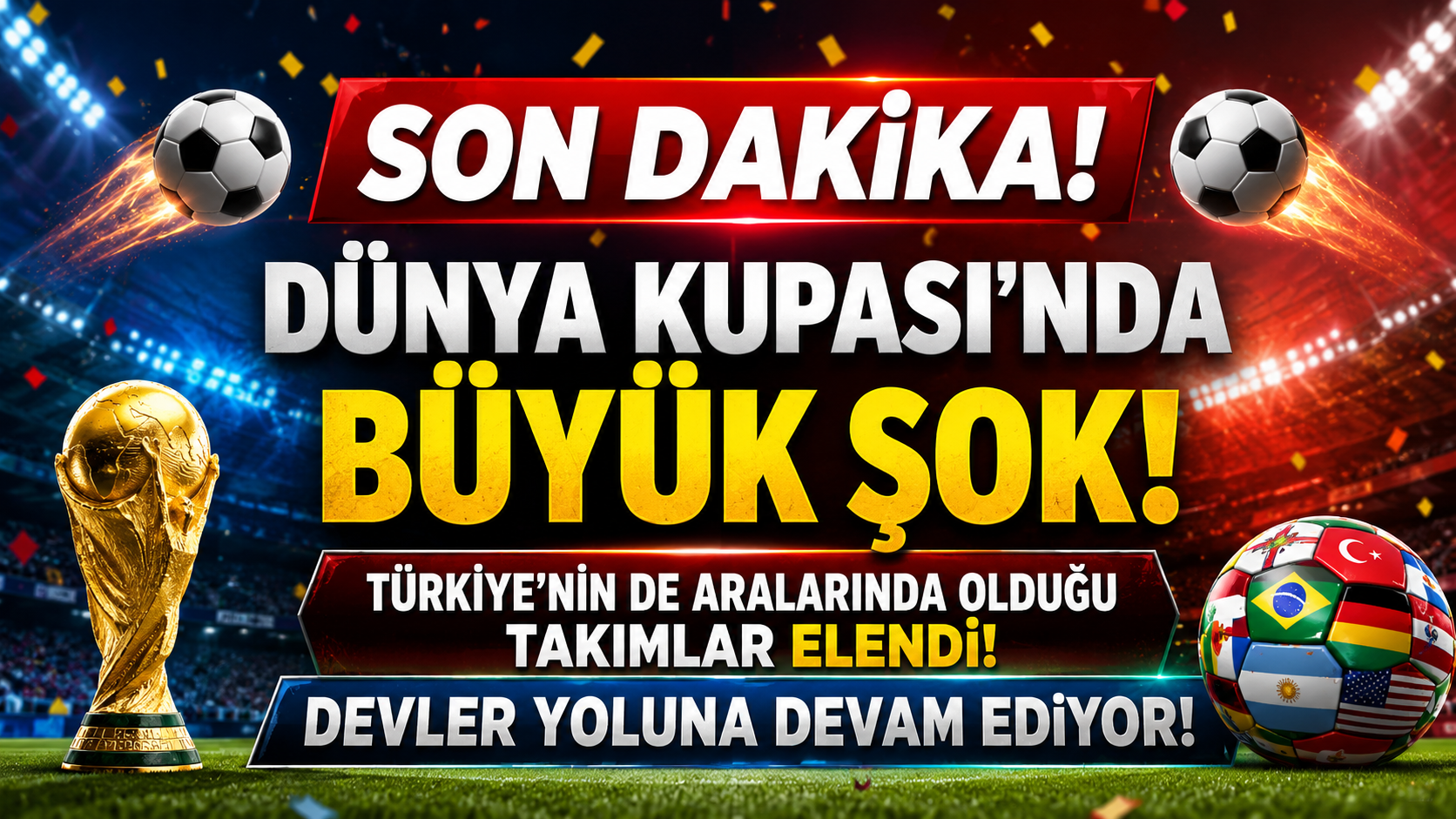 Dünya Kupası 2026’da Büyük Şok! Hepsi Bir Bir Elendi