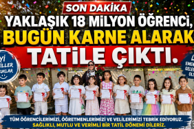 Yalova'da 55 Bin 798 Öğrenci Karne Heyecanı Yaşadı
