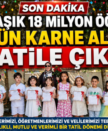 Yalova'da 55 Bin 798 Öğrenci Karne Heyecanı Yaşadı
