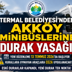 Akköy Minibüslerine Eski Noktalarda Yolcu Alıp İndirmek Yasaklandı