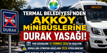 Akköy Minibüslerine Eski Noktalarda Yolcu Alıp İndirmek Yasaklandı