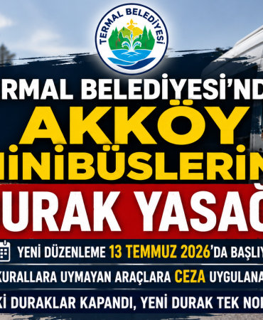 Akköy Minibüslerine Eski Noktalarda Yolcu Alıp İndirmek Yasaklandı