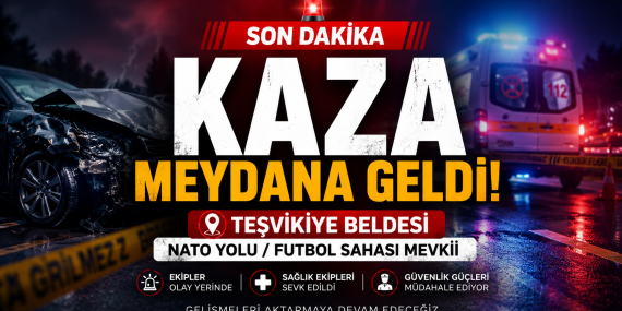 Teşvikiye'de NATO Yolu Üzerinde Trafik Kazası