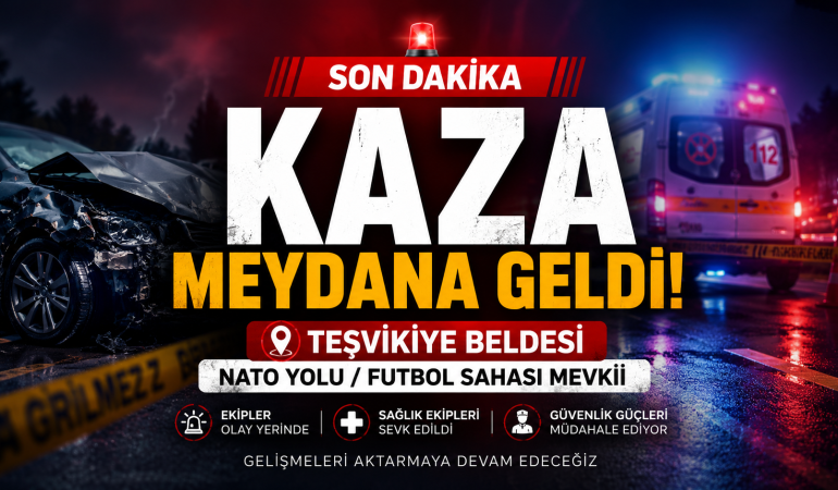 Teşvikiye'de NATO Yolu Üzerinde Trafik Kazası