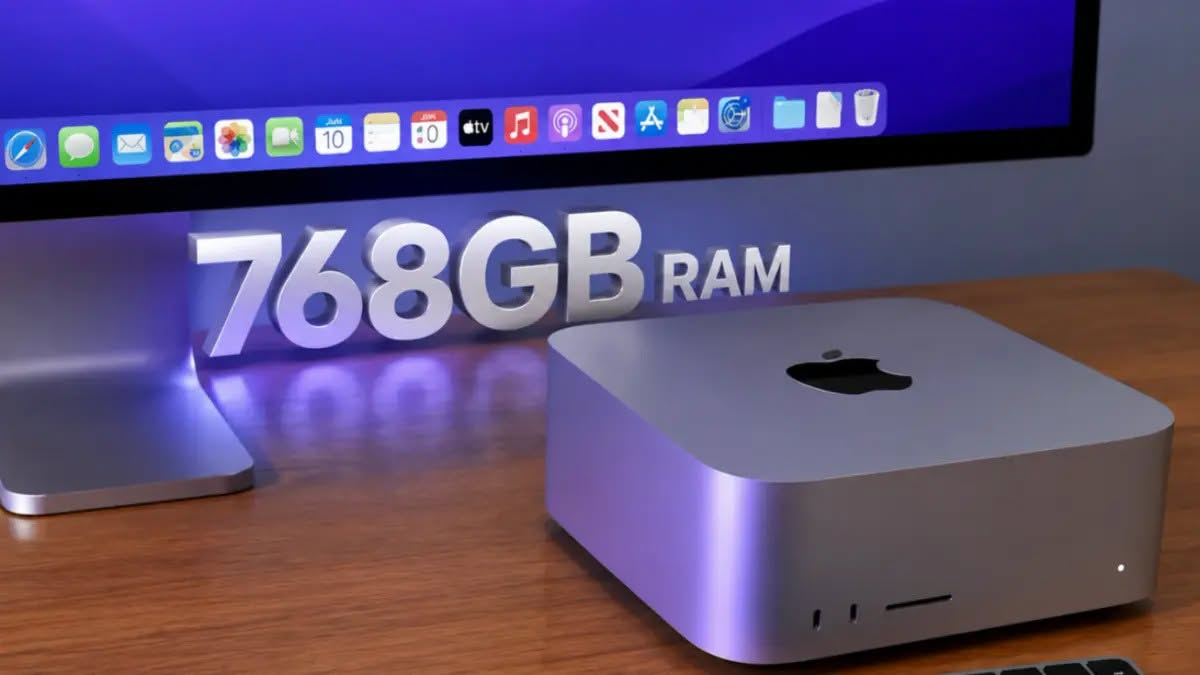 Apple 768 GB RAM’li M5 Ultra Mac Studio Yolda