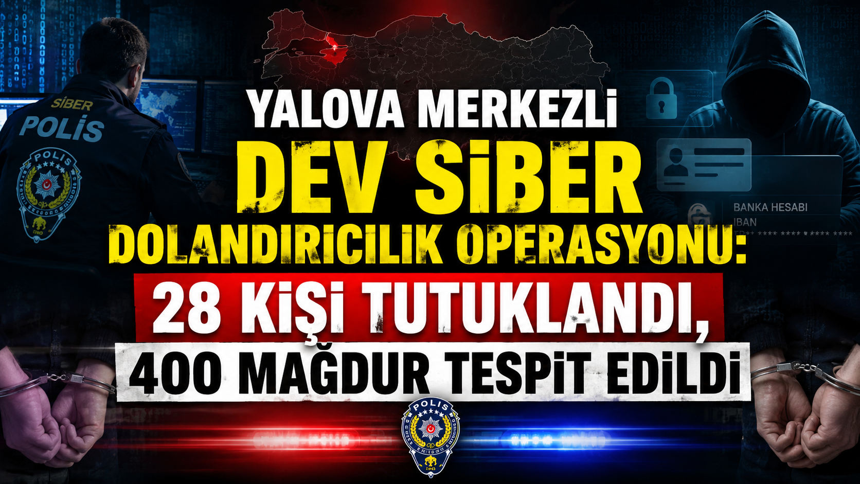 Yalova Merkezli Dev Siber Dolandırıcılık Operasyonu
