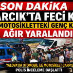 Çınarcık'ta Feci Kaza: Motosikletteki Genç Kızın Durumu Ağır