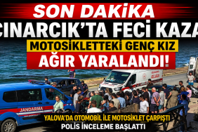 Çınarcık'ta Feci Kaza: Motosikletteki Genç Kızın Durumu Ağır